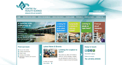 Desktop Screenshot of centreforhealthscience.com